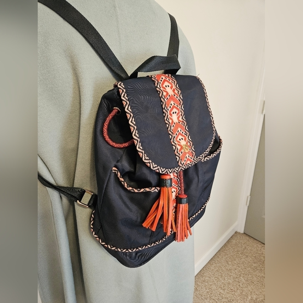 Spartina 449 Armada Tassel Backpack Bag - Picture 12 of 13